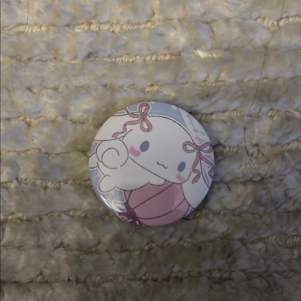 Cute Character Button Pin